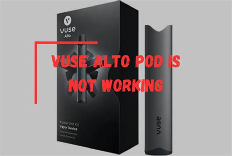 Vuse Alto Cartridge Not Firing/Working : r/vapes